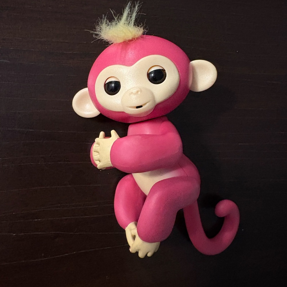 Pink monkey speaking fingerling excellent condition